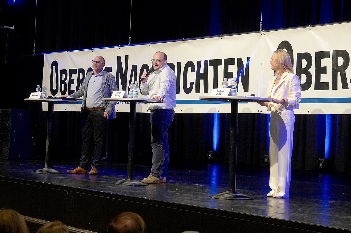Boris Meier, Martin Stöckling und Barbara Dillier (v.li.)